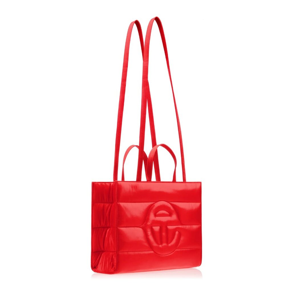 TELFAR Medium Puff Shopper Bag - Red - Picture 2 of 3